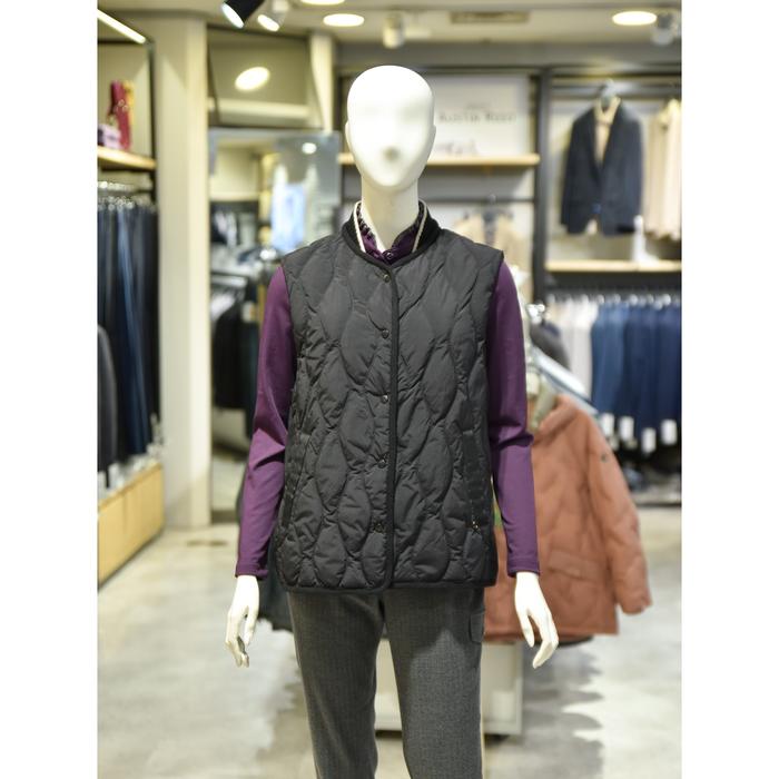 골프 사선 퀄팅 덕다운 베스트 GF23WV01W