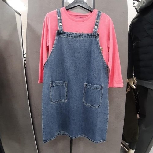 HC09 여성시선집중 큐티 멜빵 데님원피스 캐쥬얼 스타일 기본 베이직한 33651676