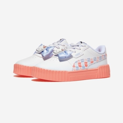 푸마 에이비씨마트 키즈 스니커즈 카리나 3.0 헬로키티 프렌즈 CARINA 3.0 HKFR PS PKI40141901 White.._이미지