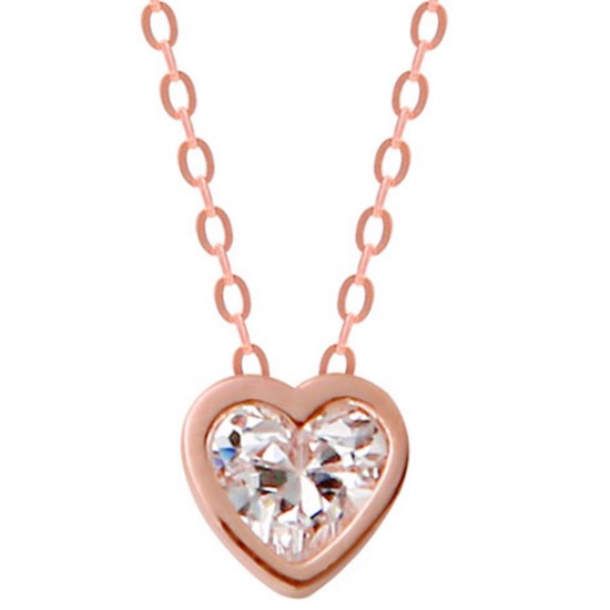 미니아트 14K 심플 하트 목걸이 G873