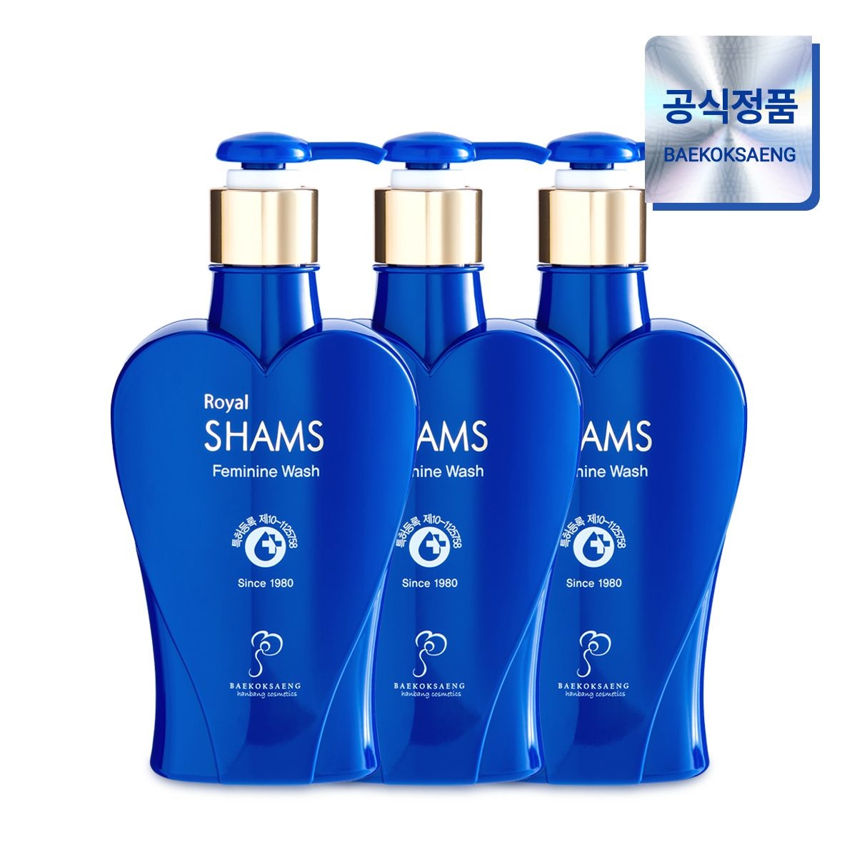 백옥생 여성청결제 로얄 샴스 220ml (3개)_이미지
