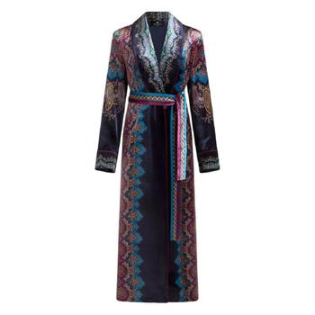 에트로 페이즐리 프린트 벨벳 가운 WRBE0004AKB32 T_이미지