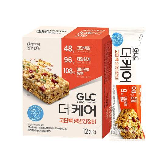 GLC 더케어 고단백 영양강정바 240g