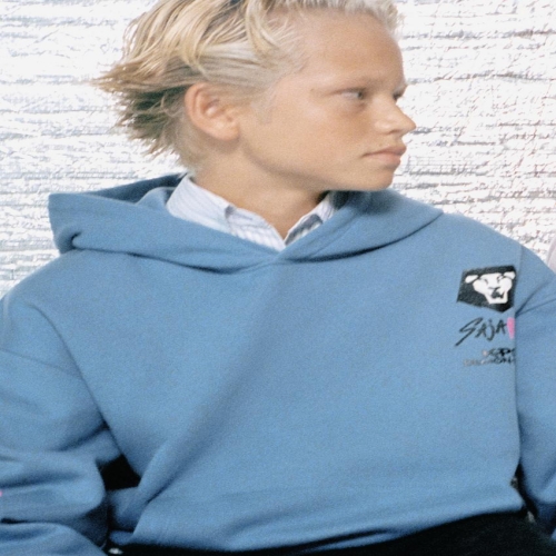 자라 KPOP 데몬 헌터스 넷플릭스 프린트 후드 스웨트셔츠 블루 5431632400 813058_이미지