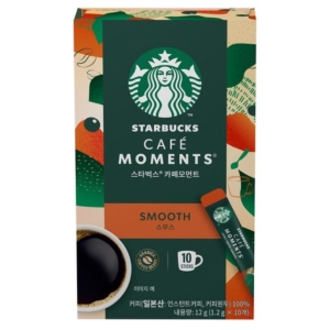 스타벅스 카페모먼트 스무스 원두커피믹스 1.2g 10개입 (1개)_이미지
