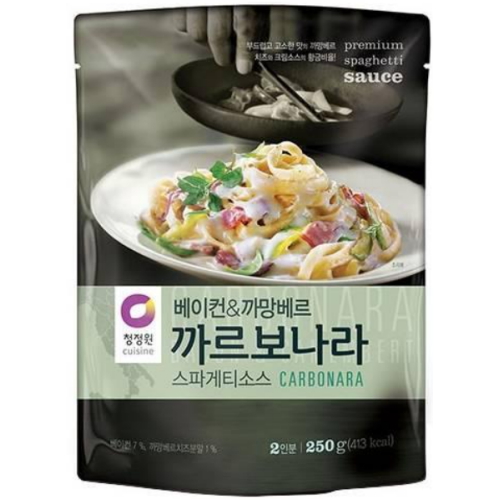 대상 청정원 까르보나라 스파게티소스 250g (6개)