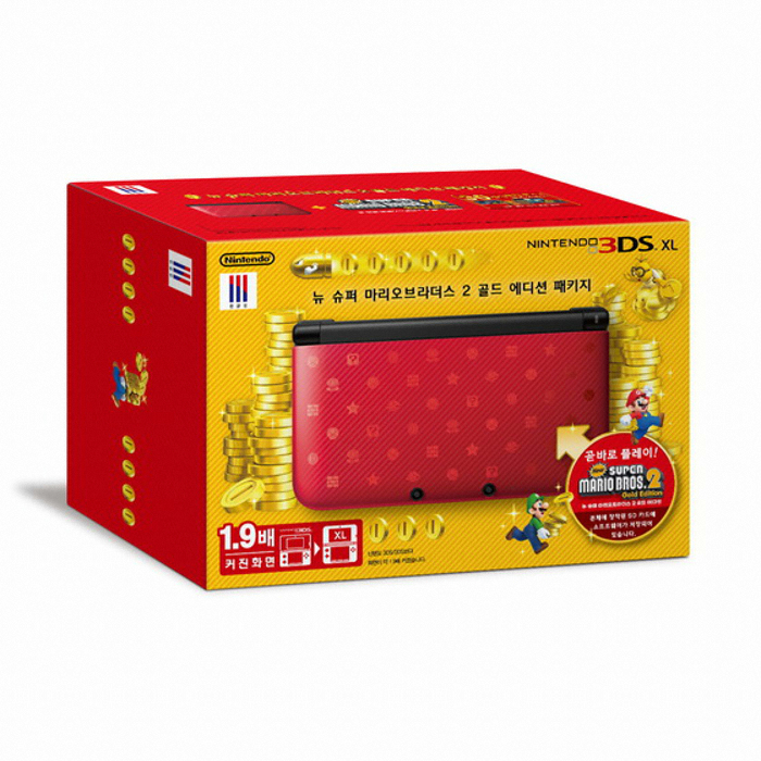 닌텐도 3DS XL (뉴 슈퍼 마리오브라더스 2 골드 에디션)_이미지