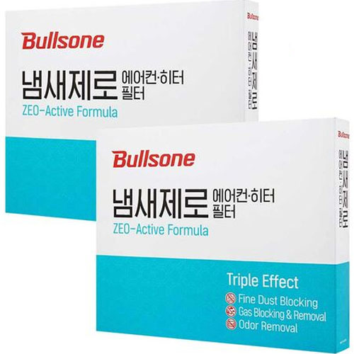 불스원 냄새제로 에어컨 히터 필터 3호 (2개)_이미지