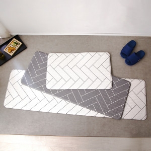 충무 몰 PVC 헤링본 양면쿠션 주방매트 소 75x46_이미지