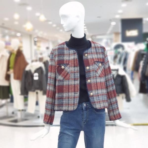 Ab.f.z abfz sh06 라운드 트위드 자켓 SLBMJHZ4J20L 44786405