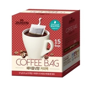 한잔의원두커피 헤이즐넛향원두커피백15P 원두커피 티백 헤이즐넛향원두커피백