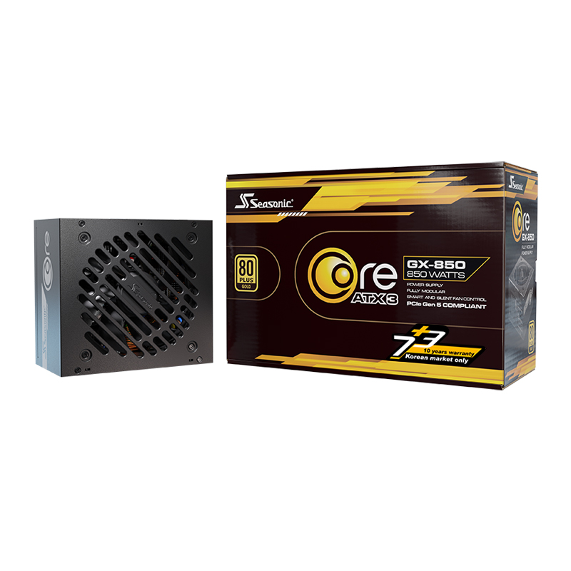 시소닉 CORE V2 GX-850 GOLD 풀모듈러 ATX3.1이미지입니다. 누르면 해당 게시물로 새창이동합니다.