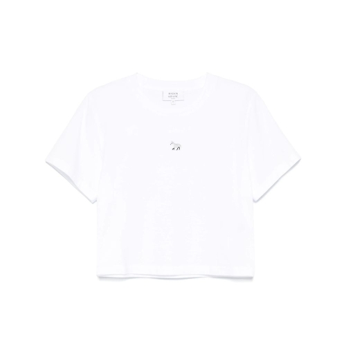 메종키츠네 상의 SS25 OW00104KJ0008 WHITE_이미지