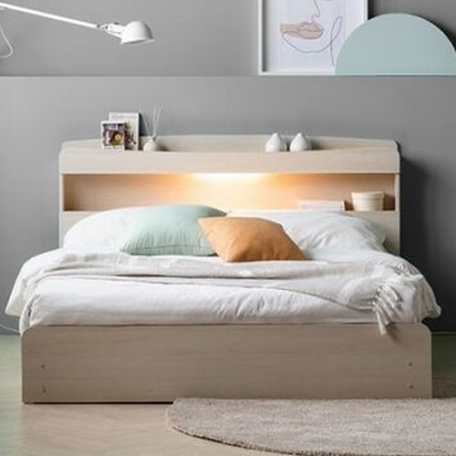 10SPACE 아라비카 수납서랍 LED침대 SS (7존독립스프링)