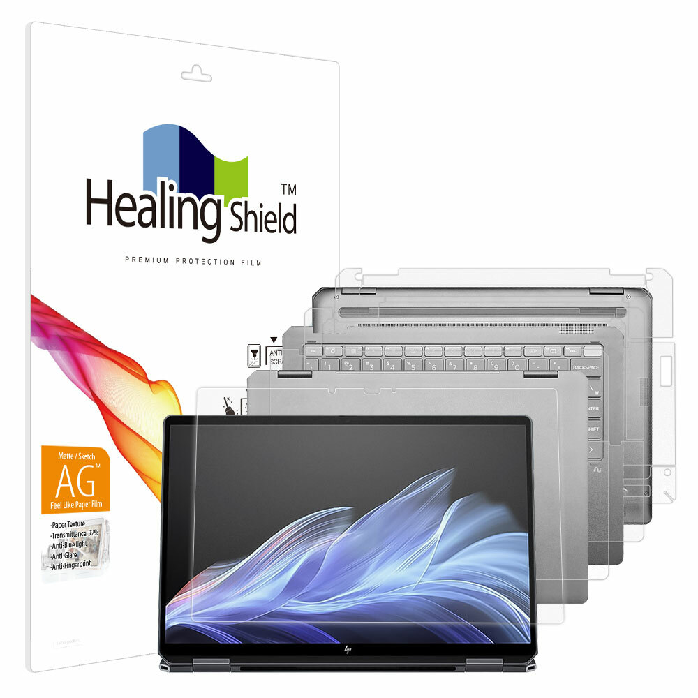 폰트리 힐링쉴드 HP 옴니북 Ultra Flip 14-fh0051TU 종이질감 지문방지 블루라이트차단