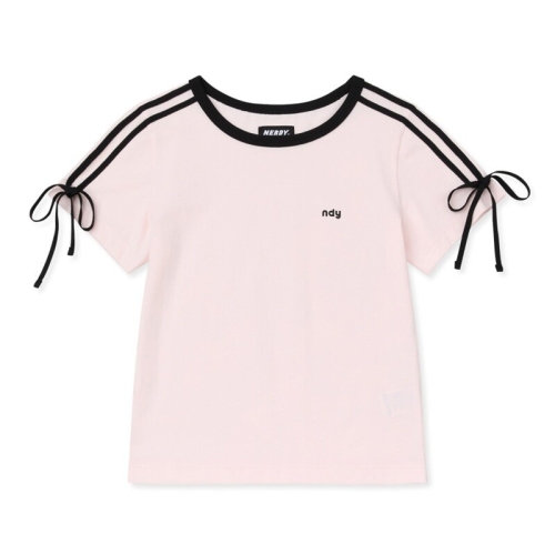 리본 타이 반팔 티셔츠 PNEU26ST13 RIBBON TIE S/S T-SHIRT