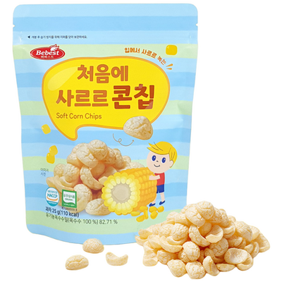 베베스트 처음에 사르르 콘칩 25g (3개)_이미지