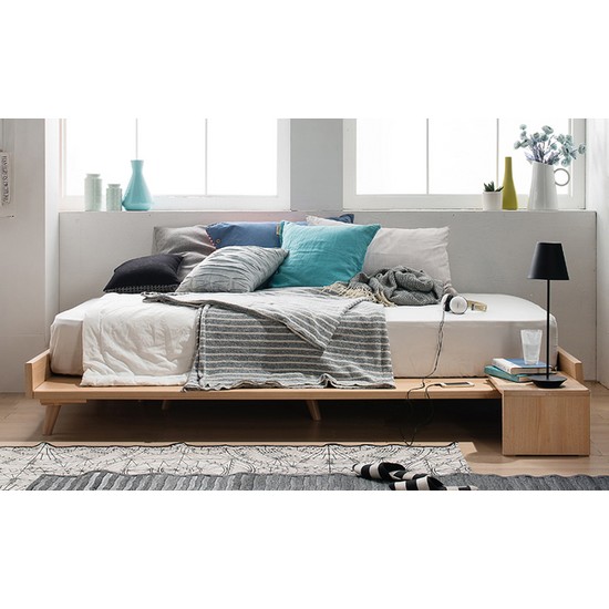 잉글랜더 하나비 평상형 침대 S (양모라텍스9존독립)