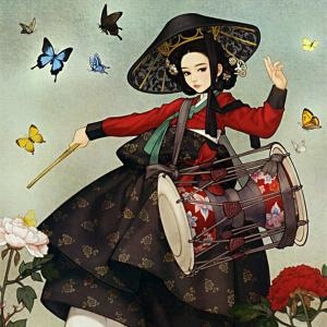 퍼즐라이프 1000피스 직소퍼즐 목단화여인 II PL1293