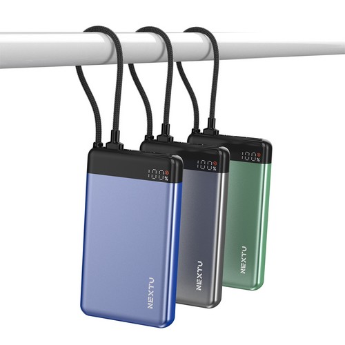 이지넷유비쿼터스 NEXTU 22.5W 보우반 보조배터리 1009QPB 10000mAh_이미지