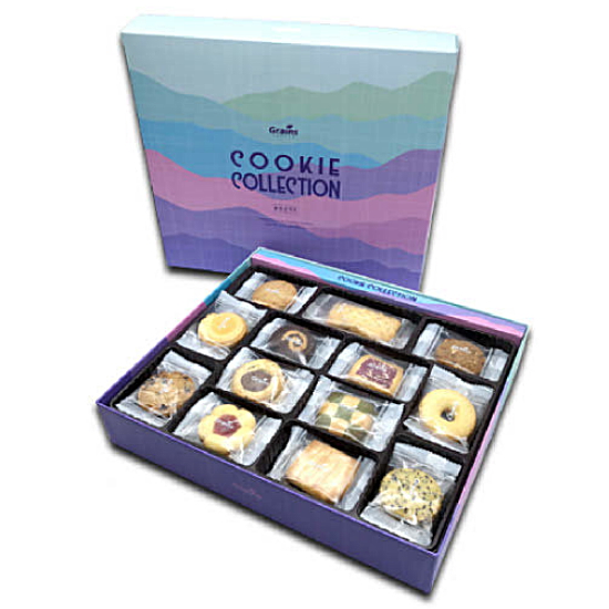 제이앤비식품 그래인스쿠키 콜렉션 쿠키세트 520g (1개)