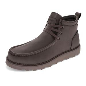 리바이스 남성용 Joshua 비건 가죽 레이스업 목토 러기드 캐주얼 부츠, 그레이 모노 139454_이미지