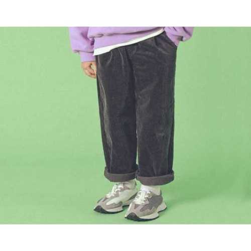 아이러브제이 B. 코듀로이 일자팬츠 JUWPT27 색상챠콜 / 사이즈100 상세 설명 참조_이미지