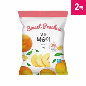 웰팜 냉동 복숭아 1kg (2개)_이미지