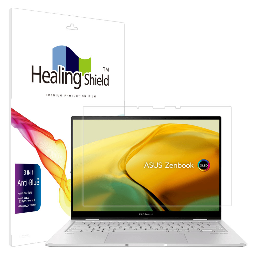 폰트리 힐링쉴드 ASUS 젠북 플립 UP3404 블루라이트차단 액정보호필름_이미지