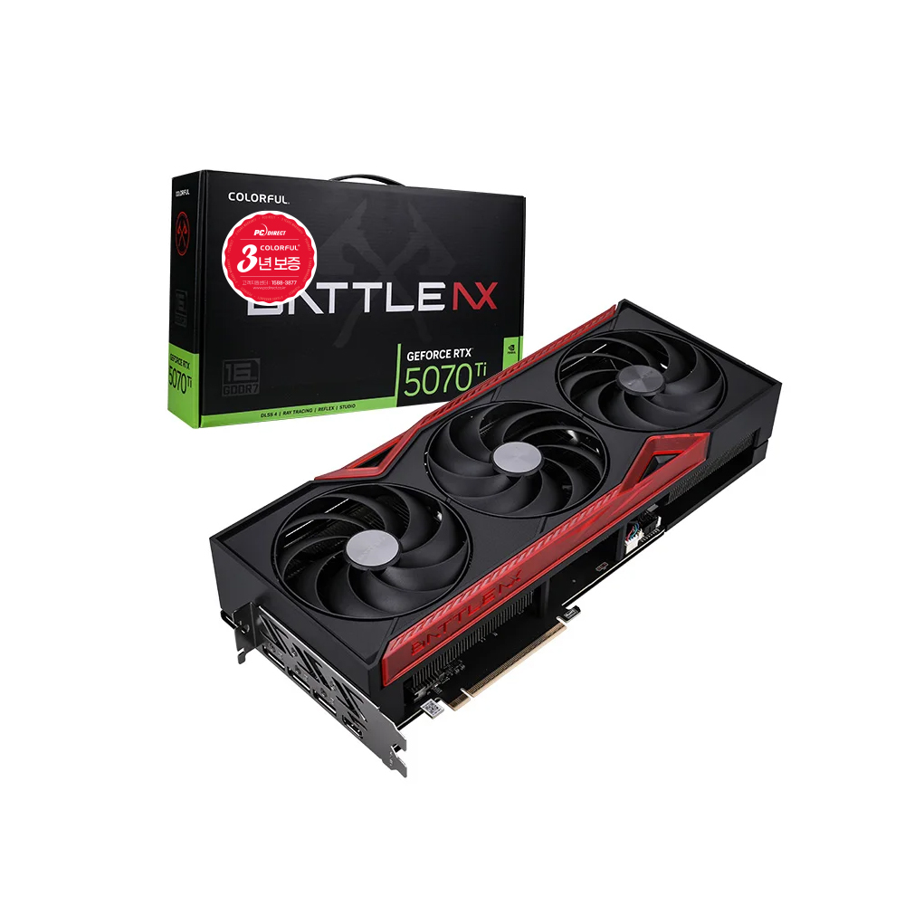 COLORFUL 지포스 RTX 5070 Ti 토마호크 EX D7 16GB 피씨디렉트_이미지