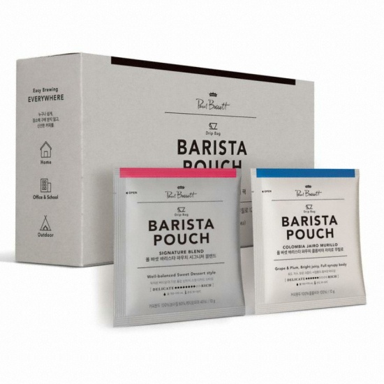 엠즈씨드 폴바셋 바리스타 파우치 드립백 2종 세트 (1개)_이미지
