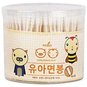 피그비 신생아 안전면봉 300개 (1개)_이미지