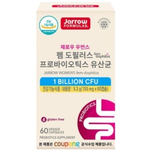 자로우포뮬러스 재로우 우먼스 펨 도필러스 프로바이오틱스 유산균 10억 60캡슐 (2개)