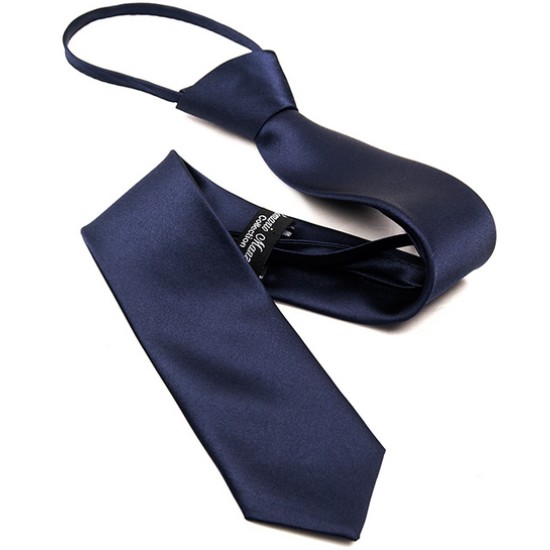 레디핏 5.5cm 스키니 자동 지퍼넥타이 GA5003