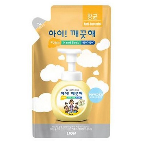 CJ라이온 아이깨끗해 순 항균 폼 핸드 솝 리필 450ml (4개)