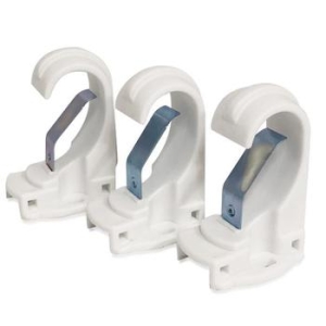 라이프 커튼브라켓 화이트25mm K347 커튼걸이 커튼봉_이미지
