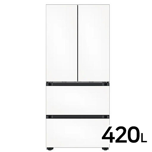 삼성전자 비스포크 AI 김치플러스 키친핏 키친핏 새틴 RQ42DB94J2AP (화이트)_이미지