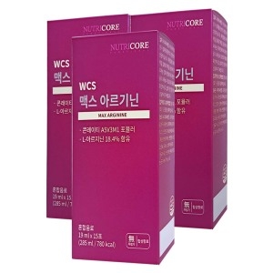 뉴트리코어 WCS 맥스 아르기닌 19ml 15포 (3개)_이미지