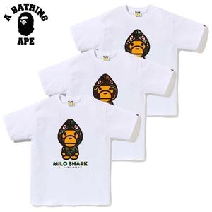 1ST CAMO 카모 마일로 샤크 FZH 반팔 티셔츠 블랙 3컬러 2L80110004