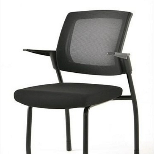 라온체어 CS200 블랙 B형 팔걸이유 모두고정 책상 의자