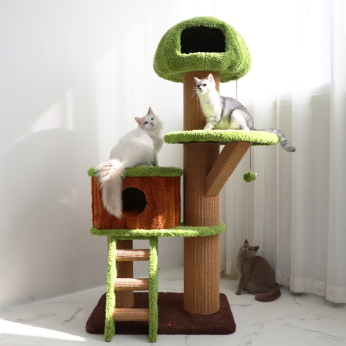 펫모닝 통나무 버섯 숨숨집 PMC-6538_이미지