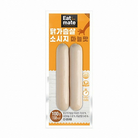 푸드나무 잇메이트 닭가슴살 소시지 마늘맛 100g (16개)
