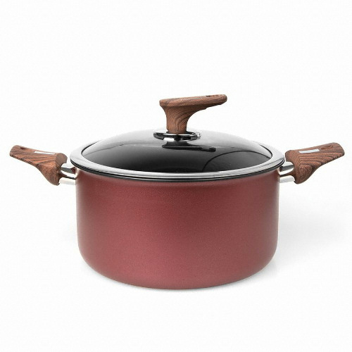 매직쉐프 ㅤIH 시그니처 양수냄비 레드 (24cm)_이미지