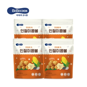 베베쿡 한입에 쏙 인절미콩볼 25g (4개)