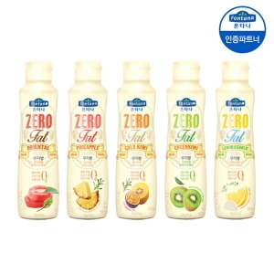 무지방 저칼로리 샐러드소스 5종 3병 골라담기 /오리엔탈/골드키위/그린키위/파인