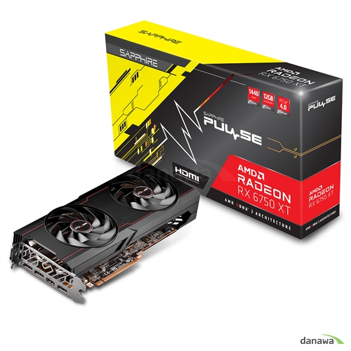 SAPPHIRE 라데온 RX 6750 XT PULSE OC D6 12GB_이미지