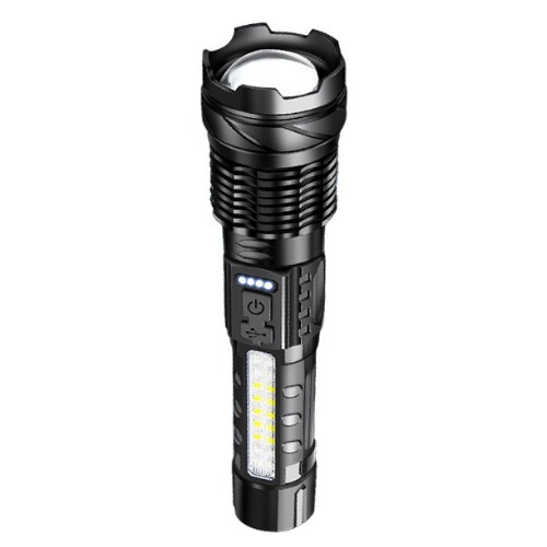 Nicoliley 초강력 손전등 충전식 줌라이트 led 후레쉬 (2개)