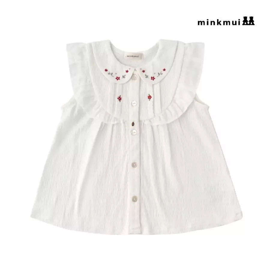 IV 쁘띠플라워카라져지블라우스 3631531302 36315-313-02 출산백일 KTX576