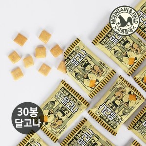 산과들에 국민학교 달고나 / 아몬드버터캔디 30봉 -아몬드버터캔디x30봉_이미지