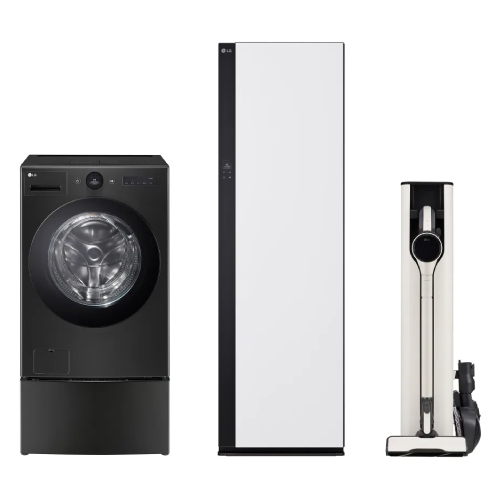 LG전자 트롬 오브제컬렉션 워시콤보 FH25KAX + 스타일러 SC5MSR82H + 청소기 <b>AX948BWE</b>
